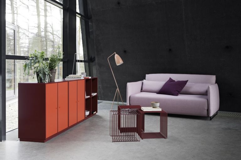 Gubi Gräshoppa vloerlamp warm grey