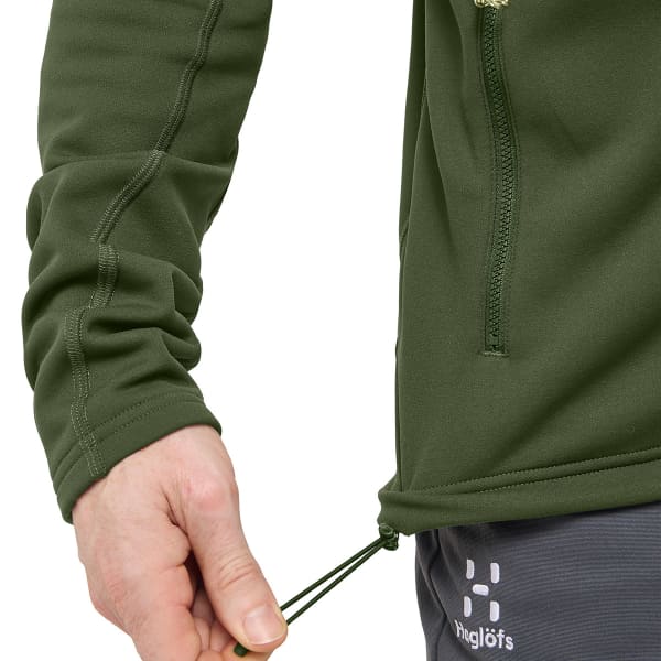 Veste polaire ski rando HAGLÖFS ROSSON MID HOOD M SEAWEED GREEN