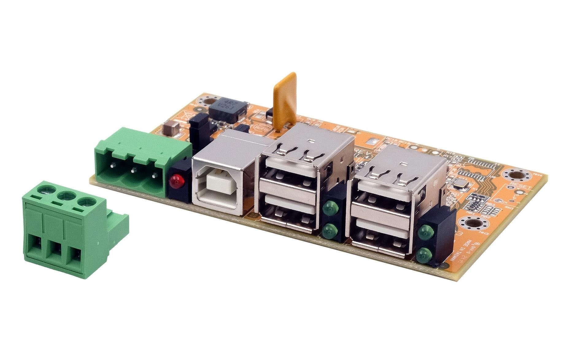 USB-Hub EX-1163HMS-PL4-Port USB 2.0 HUB-Platine mit 15KV ESD Überspannungsschutz