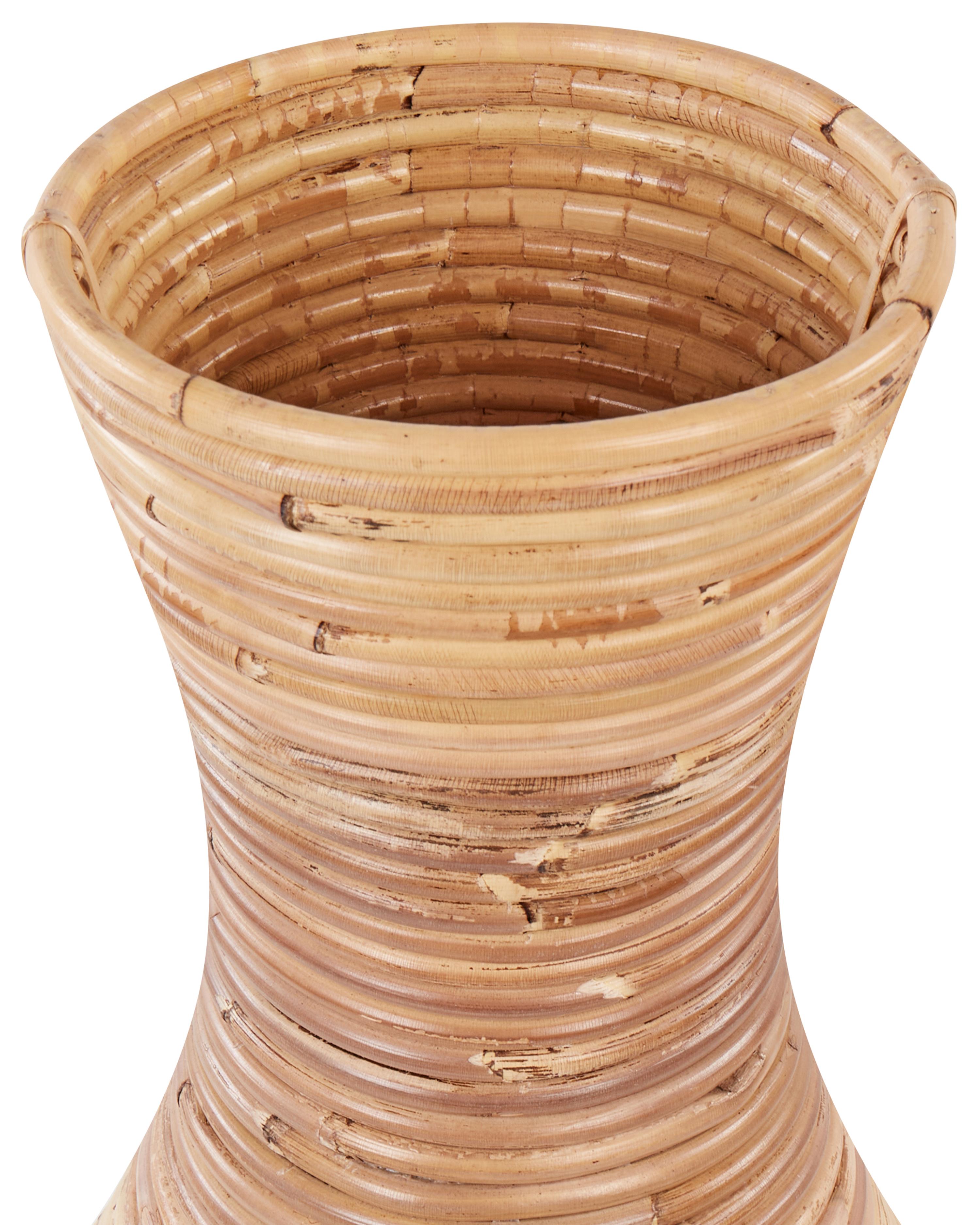 Decoratieve vaas TRINISA Rotan 70 cm Natuurlijk