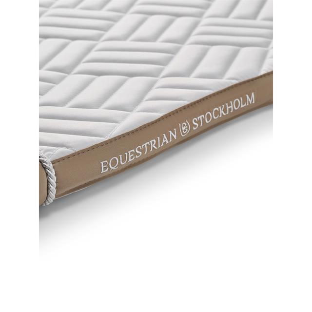 Zadeldek Equestrian Stockholm Modern White Sand Springen Wit-beige