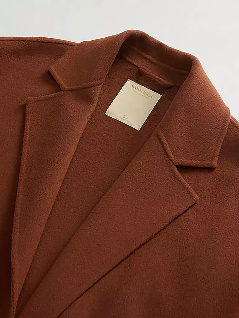 WOOLRICH Wollmantel braun