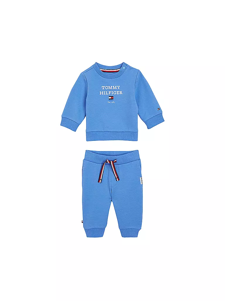 TOMMY HILFIGER Baby Set Sweater und Hose 2-teilig blau