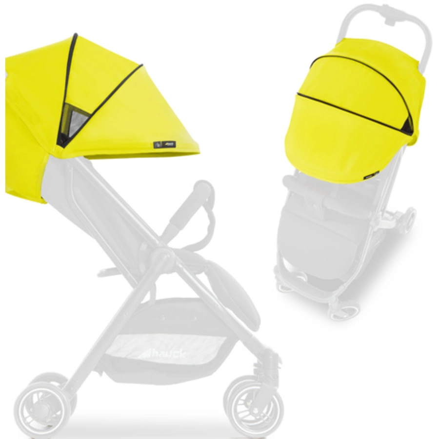 hauck Sonnenverdeck Swift X Single Deluxe Canopy Neon Yellow