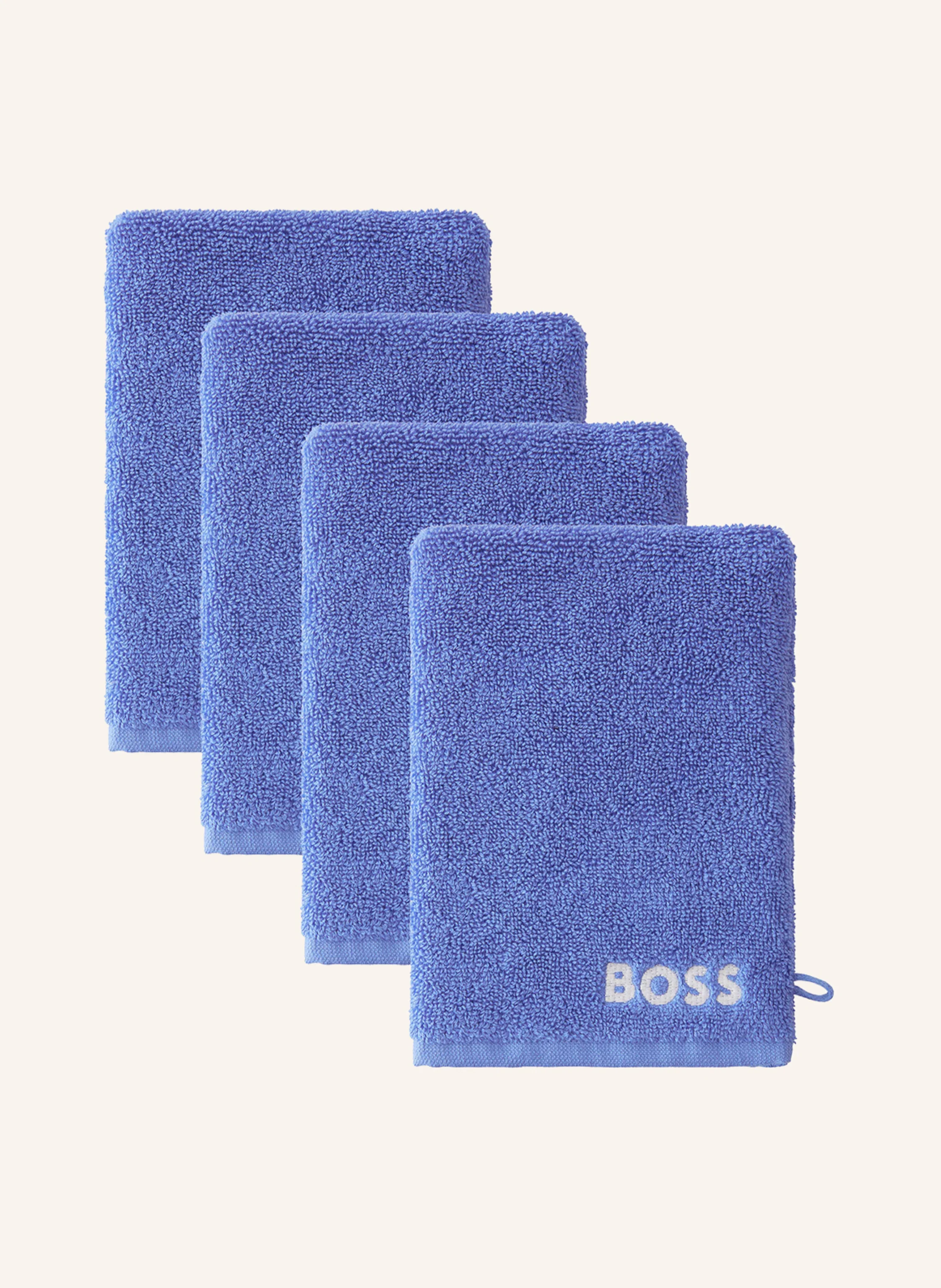 BOSS 4er-Set Waschhandschuhe 4ER-SET WASCHHANDSCHUHE