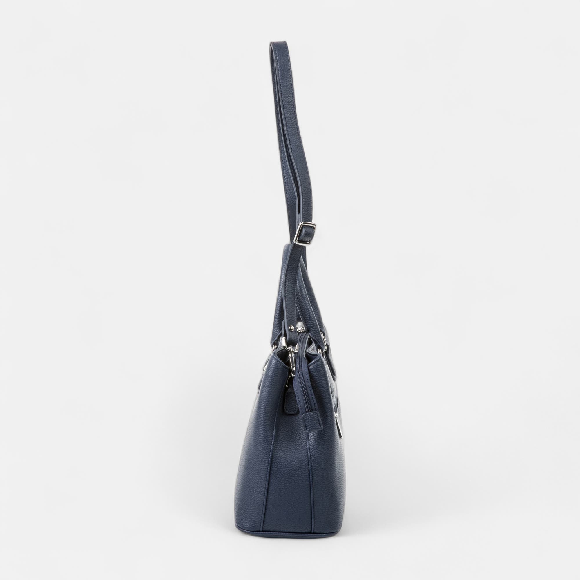 Sac à main bleu marine