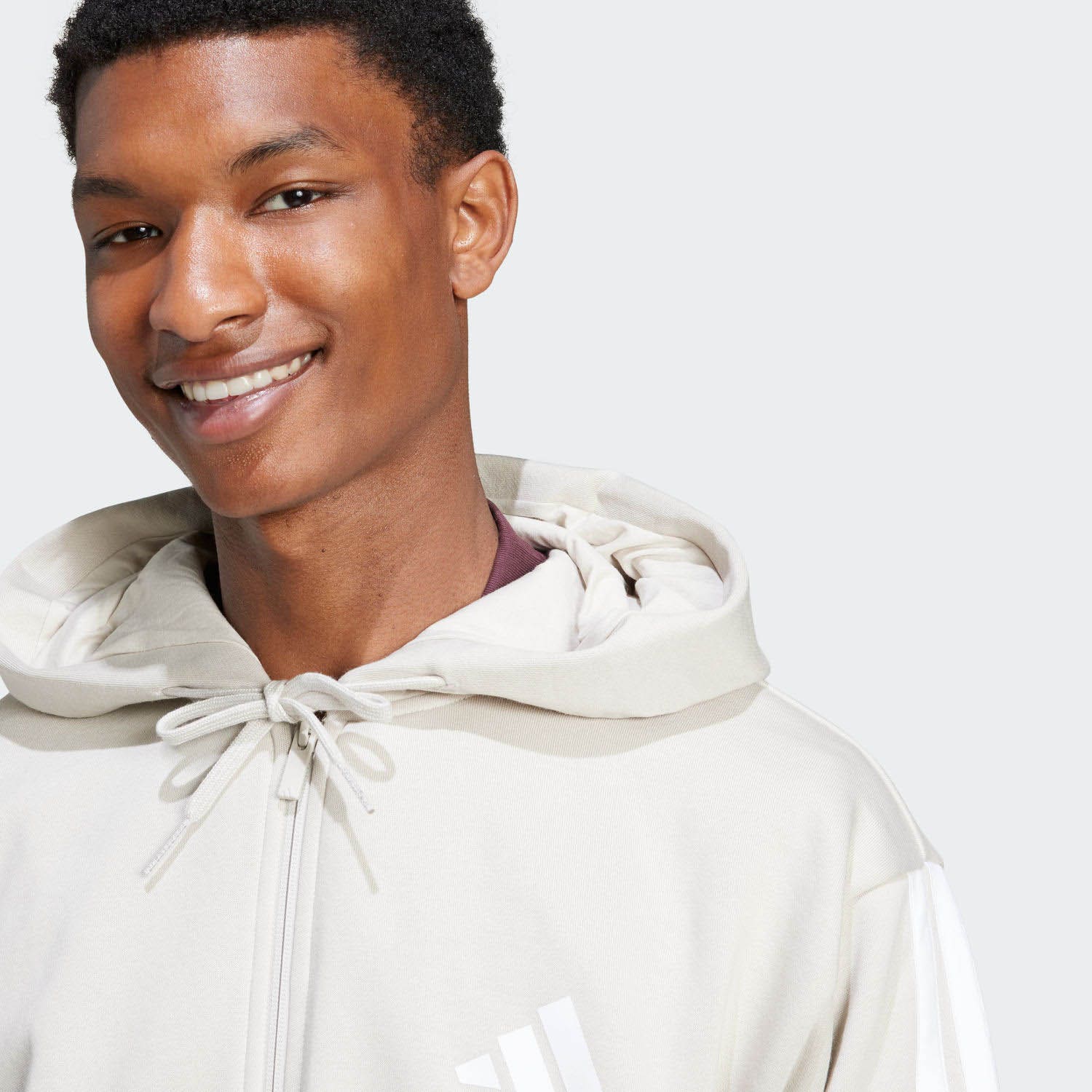 adidas  Essentials Fleece 3-Stripes Hoodie