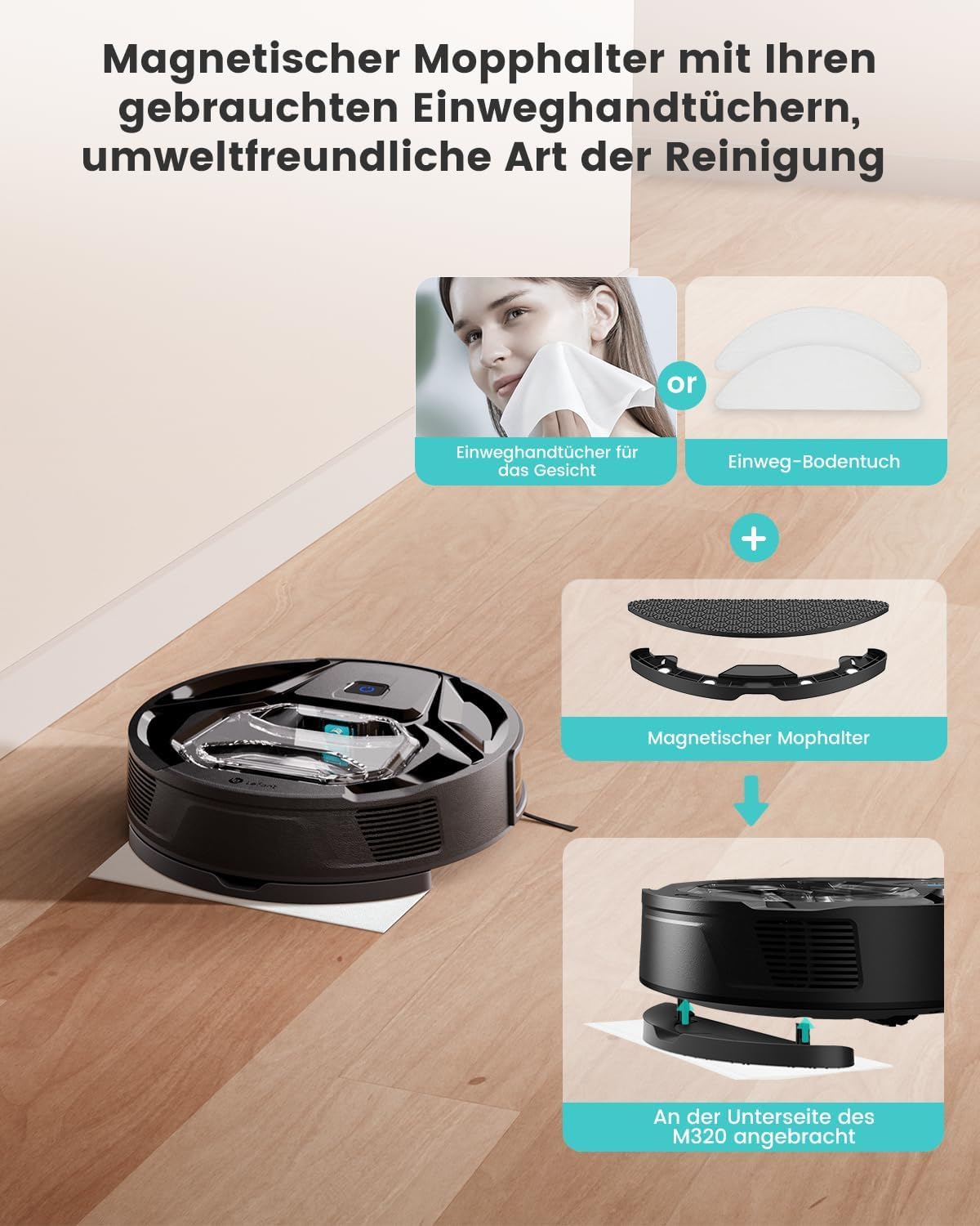 LEFANT M320 Staubsauger Roboter