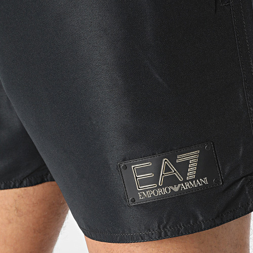 Short De Bain 902000-3R742 Noir Doré