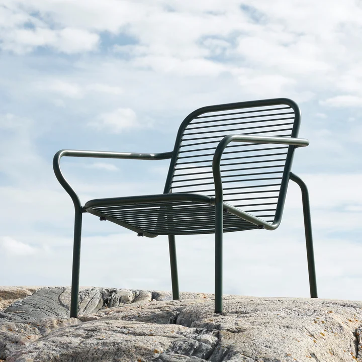 Normann Copenhagen - Vig Outdoor Lounge Chair, schwarz