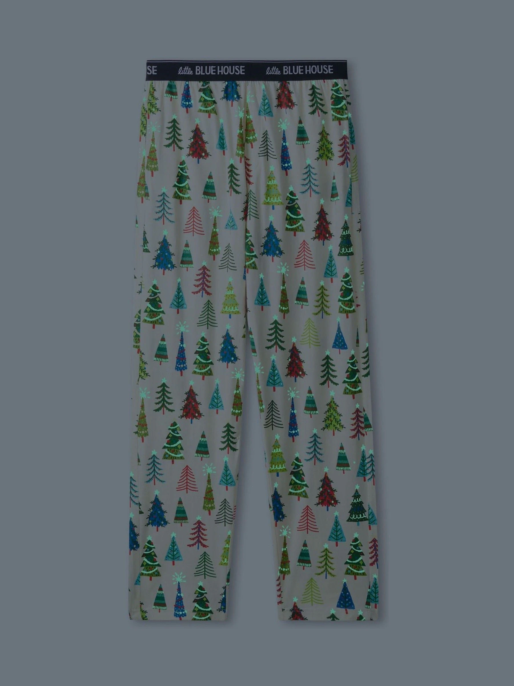 Hatley Natural Christmas Tree Pyjama Bottoms