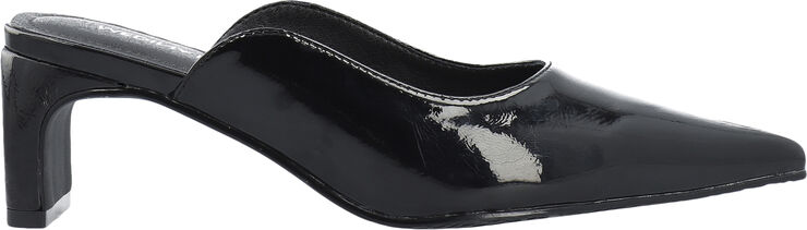 Bianco Rowe Heel Cutline Mule #P Black