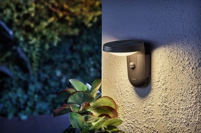 Philips Tyla IR udendørs solcelle væglampe 1.2W