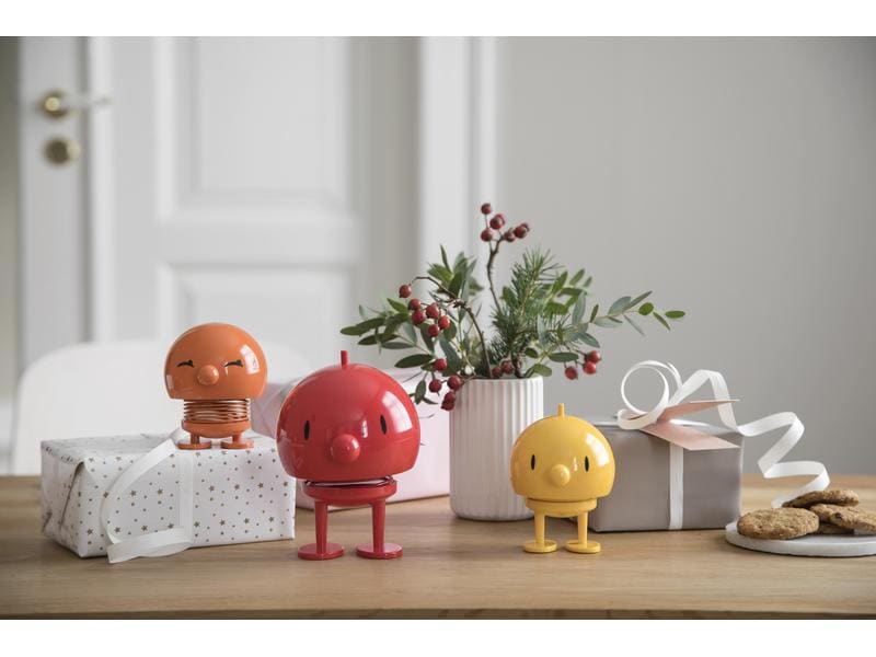 Hoptimist Aufsteller Bumble Classic S 7.9 cm, Gelb Fröhliche Wackelfigur