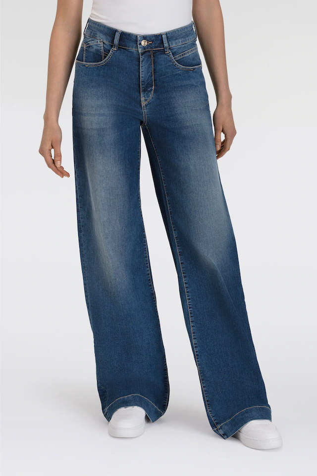 MAC Weite Jeans »RICH PALAZZO«, im Five-Pocket Style