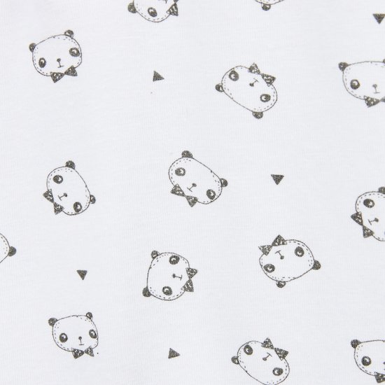 Panda & Coccinelle Haut + Pantalon   Imprimé        1 mois   de               P'tit bisou