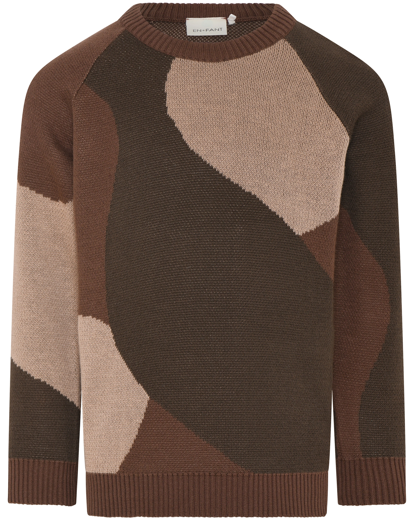 Strickpullover FUSIONNER in chestnut