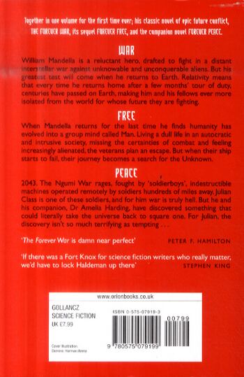 Peace And War: The Omnibus Edition: Forever Peace, Forever Free, Forever War - Gollancz S.F. (Paperback)