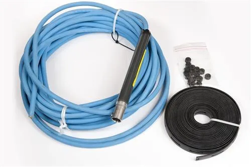 Færdigstøbt dykkabel 4X1,4mm2 med stik Inkl. kabelbindere, 25 meter
