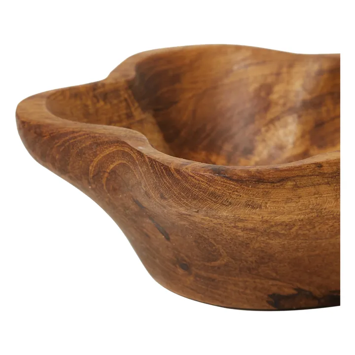 Pure Wood Design Petit bol trèfle | Teck