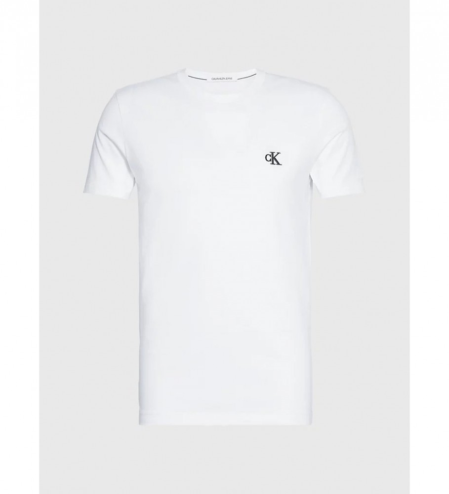 Calvin Klein Jeans Camiseta Slim Essential blanco