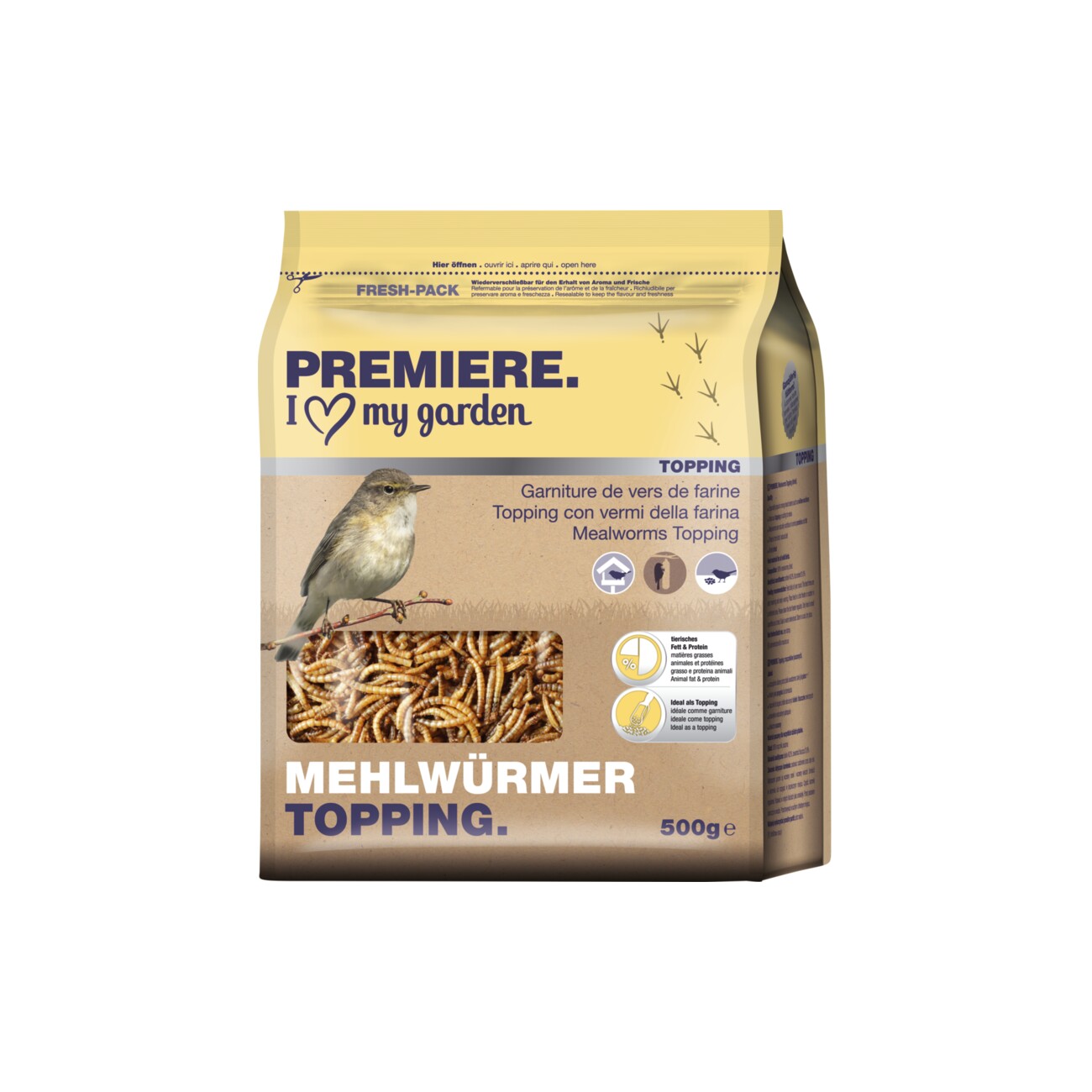 PREMIERE Mehlwürmer Topping 500g