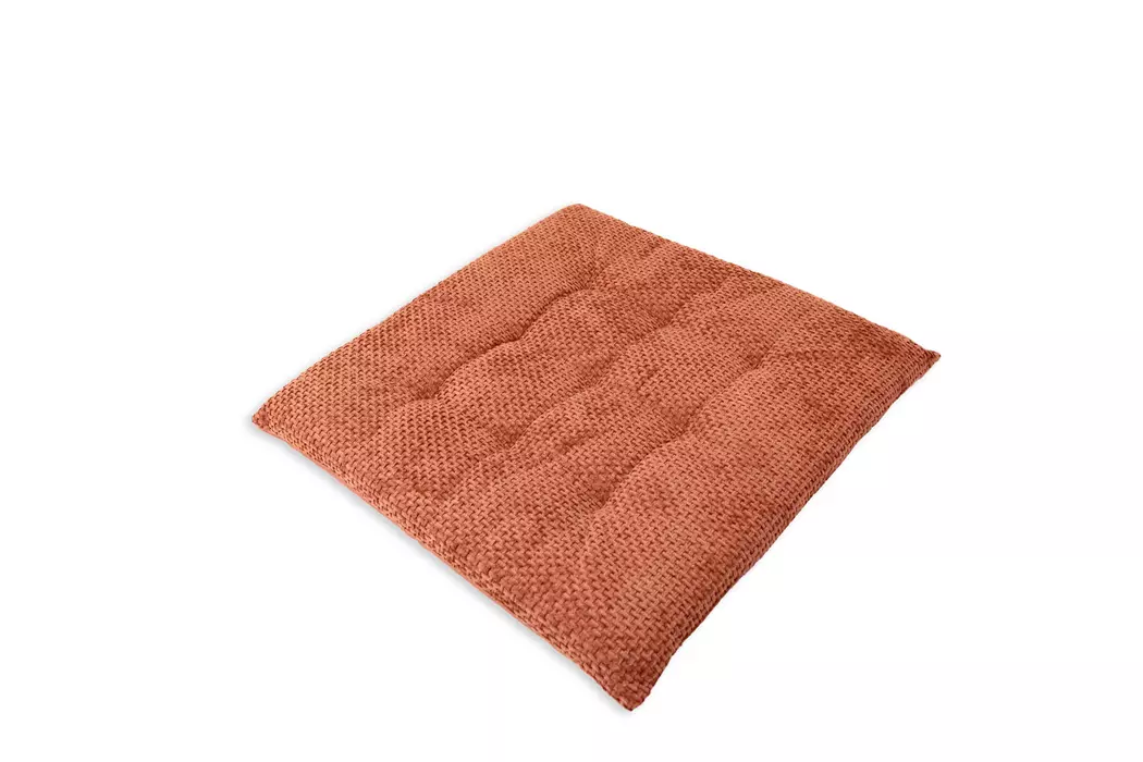 Stuhlkissen Chenille Cross 40 x 40 cm