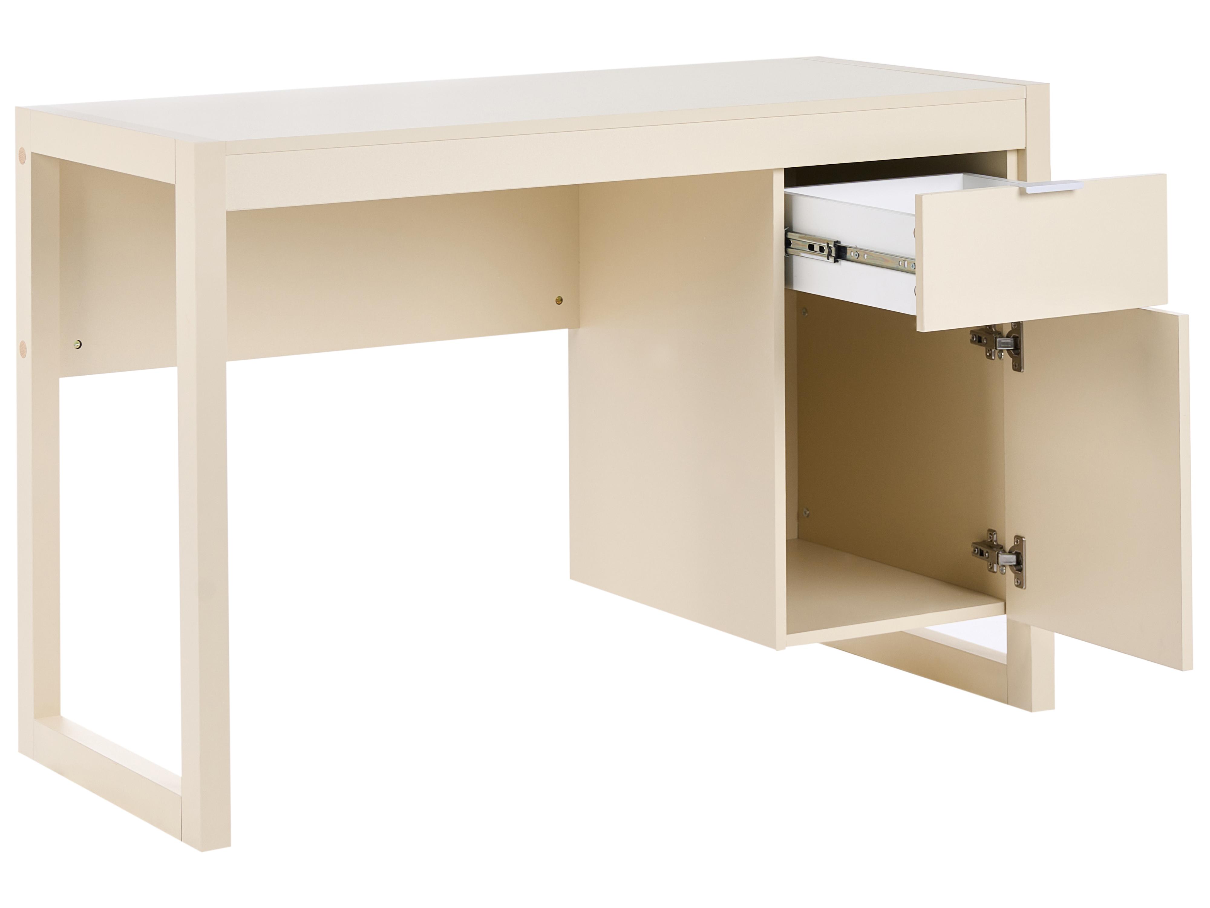 Bureau JOHNSON Lichtbeige 112 cm 50 cm