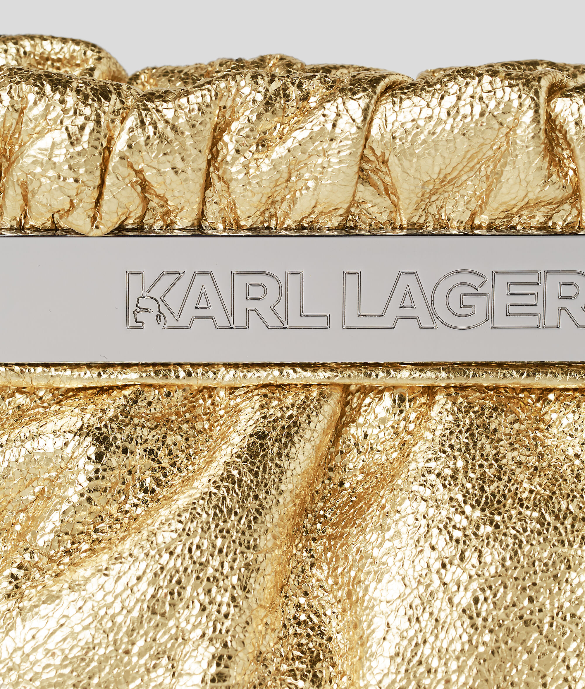 SAC BAGUETTE K/KROSS MÉTALLISÉ DORÉ