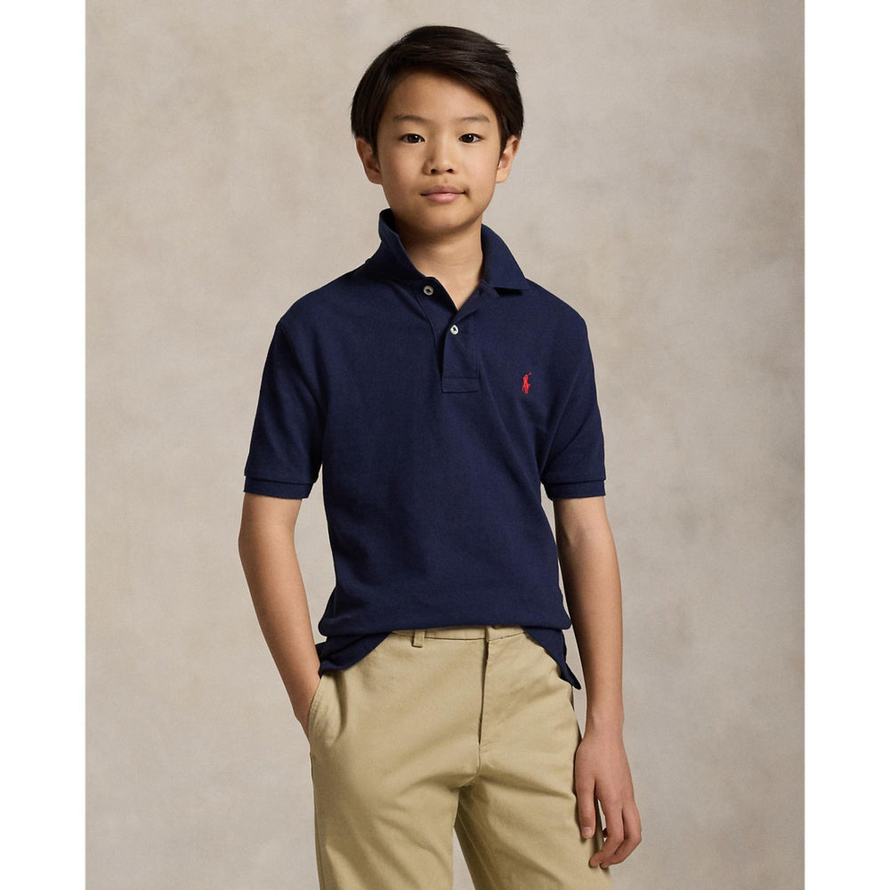 Køb Polo Ralph Lauren Refined Navy Polo T-Shirt