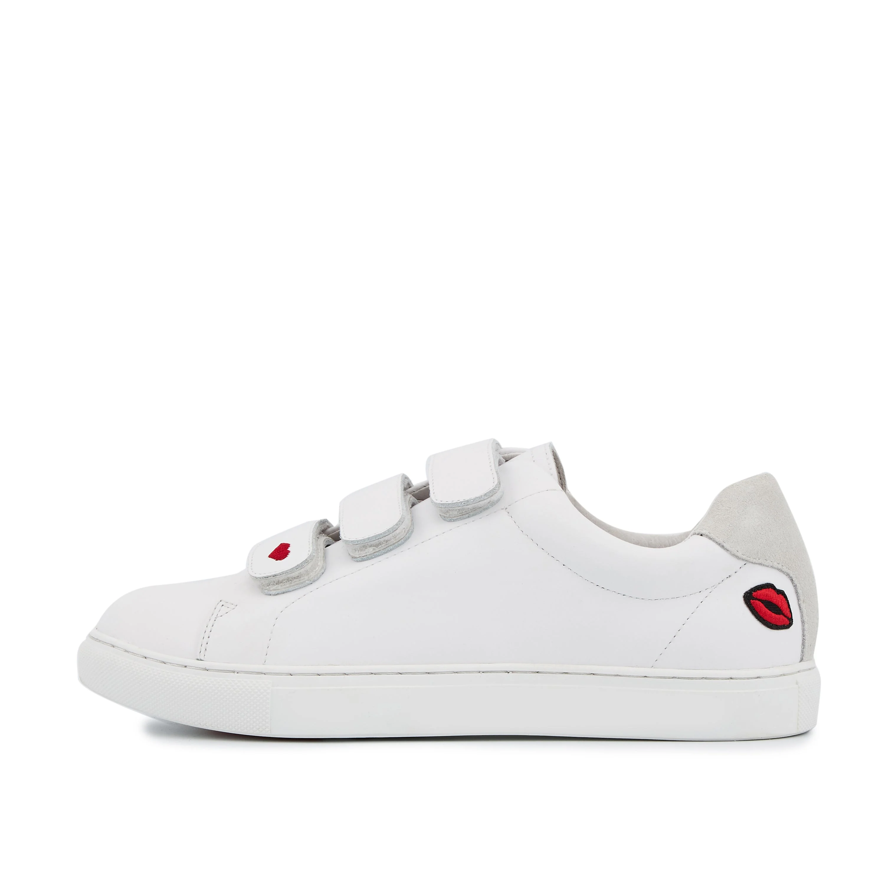 EDITH AMORE - Sneakers en cuir | Blanc