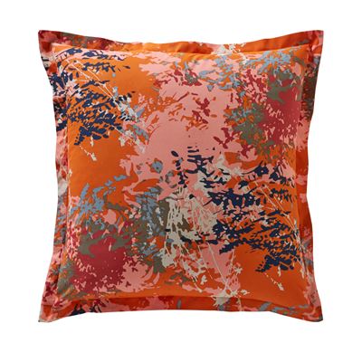 Linge de lit motif végétal abstrait – BECQUET CRÉATION