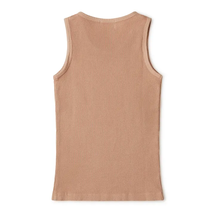 Matona Débardeur Coton Bio Gaufré | Rose pêche