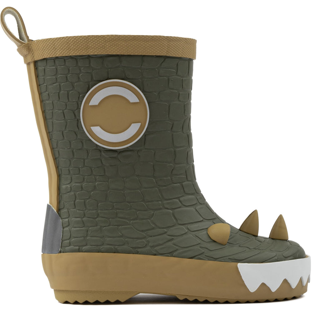 Køb Mikk-Line Dusty Olive Dragon 3D Gummistøvler