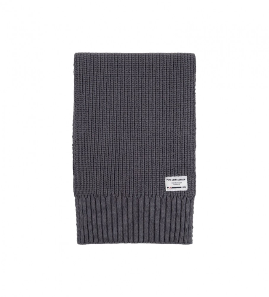 Cachecol cinza escuro Griffin da Pepe Jeans