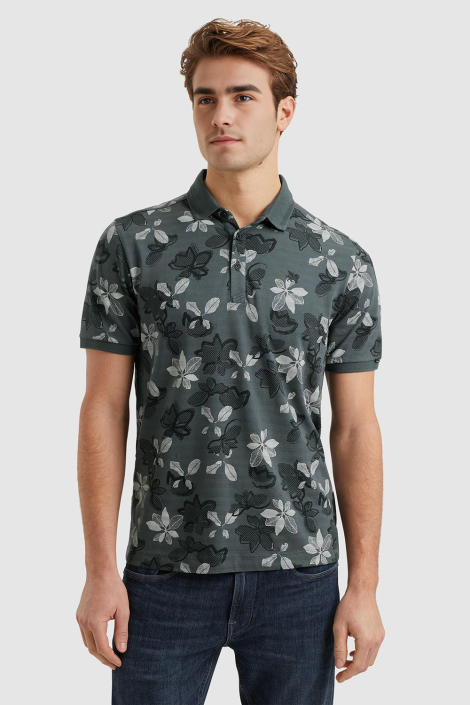 Vanguard blauwe heren polo