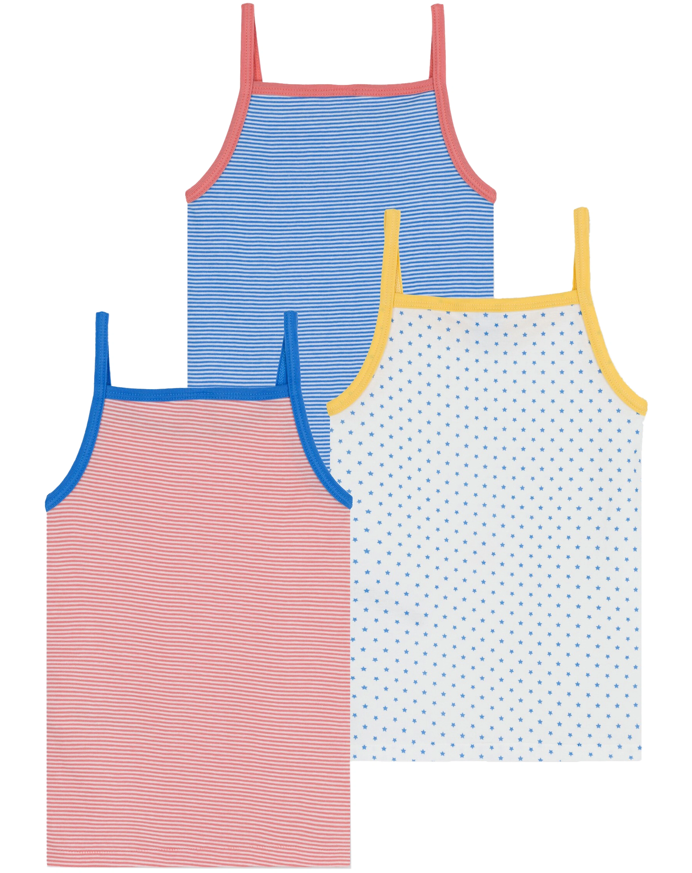 Träger-Unterhemd GIRL CLASSIQUE PB 3er-Pack in multico