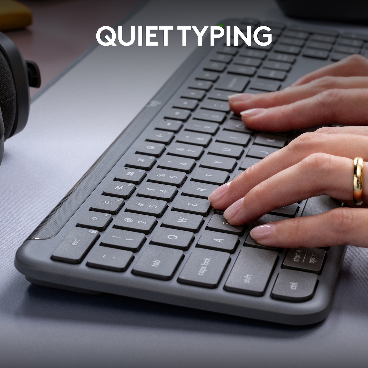 Logitech K950 Slim tastatur (grafitt)