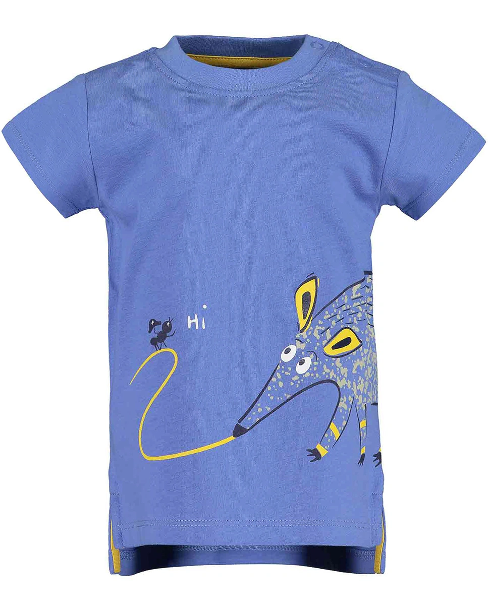 T-Shirt JUNGLE FUN in mittelblau