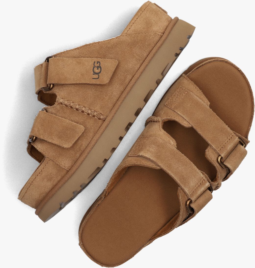 UGG cognac ugg slippers w goldenstar hi slide