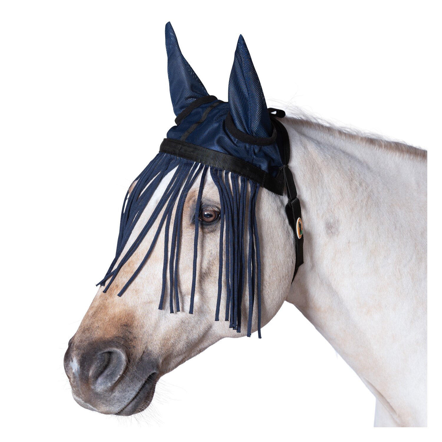 IRISh INNOVATION Fliegenhaube mit Fransenstirnband  - navy