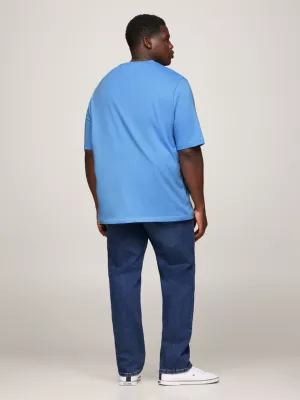 Camiseta de malha slim fit com logo Plus