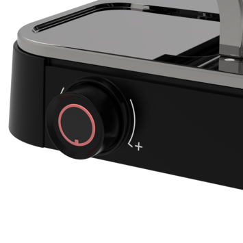 Inventum GR803B  Gourmetset 8 persoons - 1200 watt Zwart