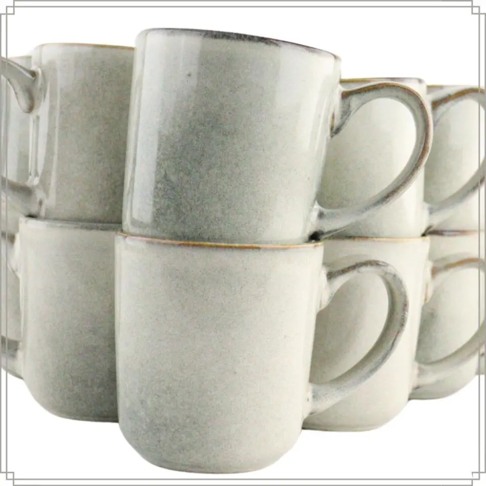 OTIX Koffiekopjes Set van 12 Espresso Kopjes 80ml 420ml Koffietassen