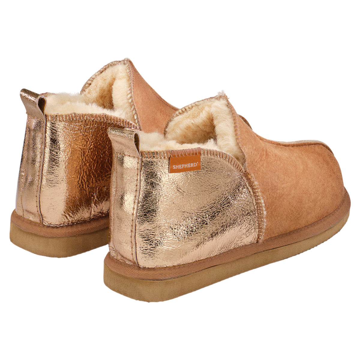Annie hjemmesko, kvinder, antique cognac gold