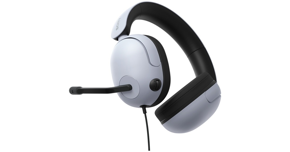 SonyINZONE H3 Bekabelde gaming headset over-ear   (Wit/zwart, PlayStation 5, Pc)