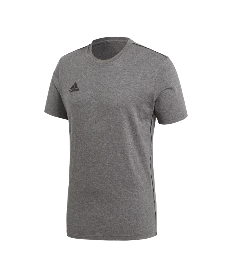 adidas Core 18 Tee T-Shirt Grau Schwarz