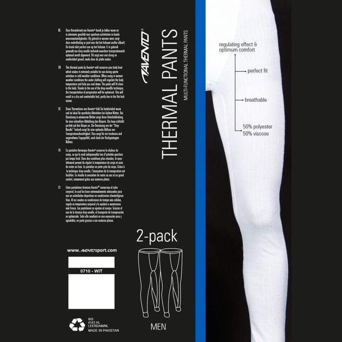 Avento Thermal Pants Men (2-pack)