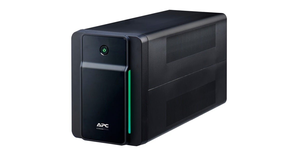 APCEasy-UPS BVX 1600VA, 230V, AVR, Schuko ups  (Zwart, 4x Schuko, BVX1600LI-GR)