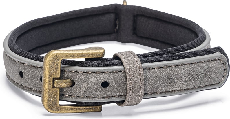 Beeztees hondenhalsband Balacron Ax grijs 24-30 x 1 cm